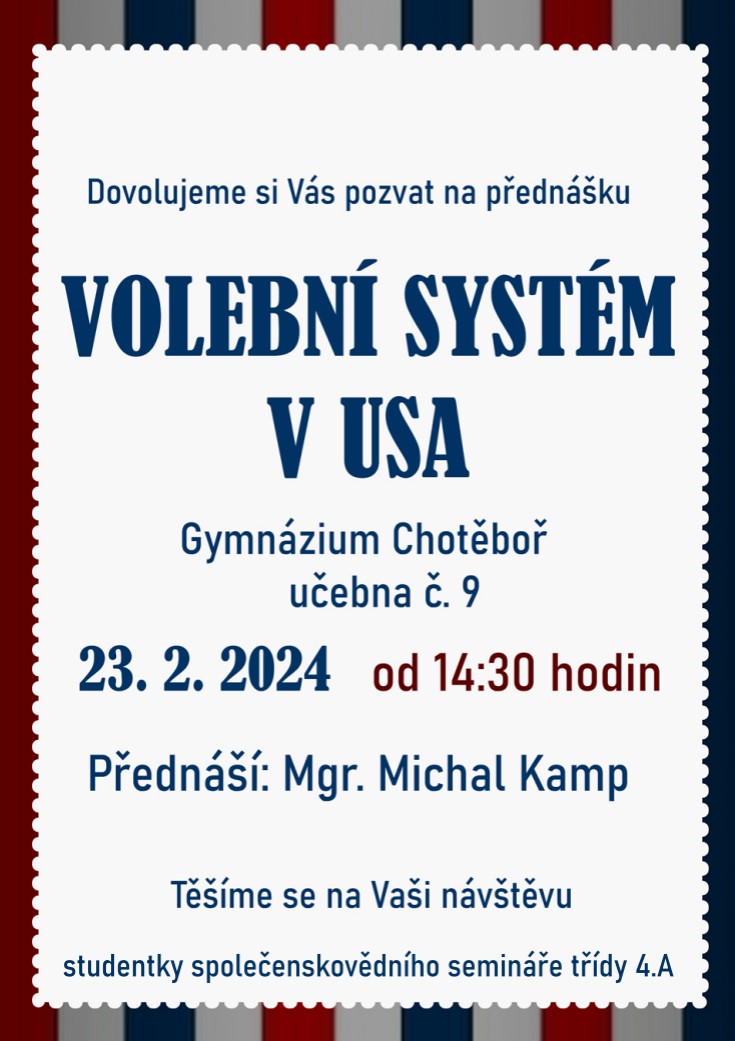 Volební systém v USA - přednáška