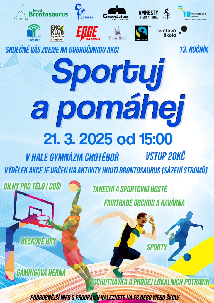 Sportuj a pomáhej 2025